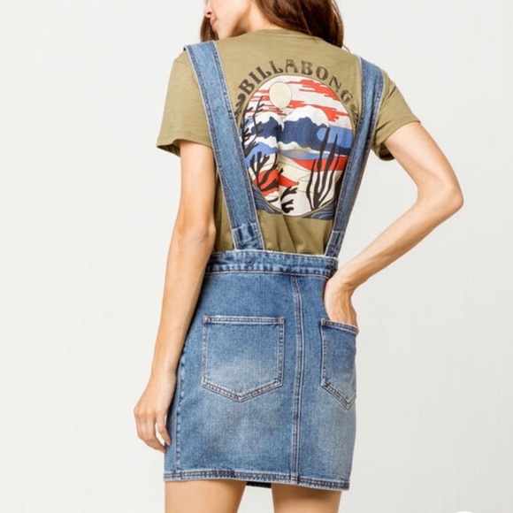 🔆BILLABONG🔆 WARMING UP INDIGO JEAN DRESS - Picture 15 of 17